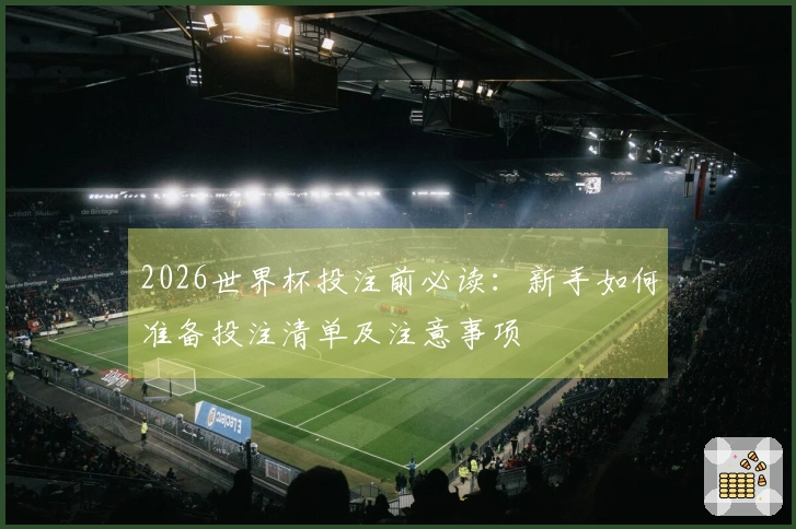 2026世界杯投注前必读：新手如何准备投注清单及注意事项